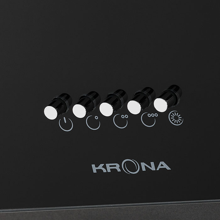 KRONA POLLY 600 BLACK PB V2 вытяжка кухонная KRHD111