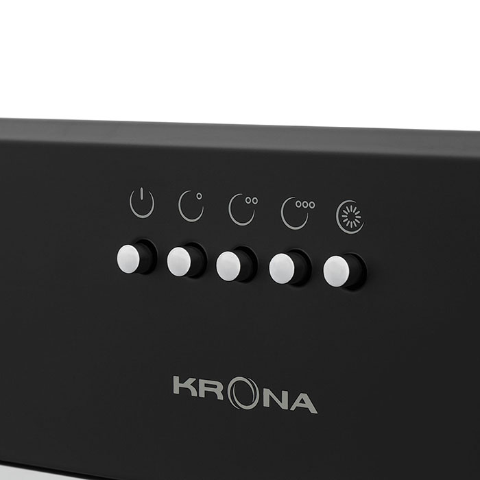 KRONA ADEL 600 BLACK PB вытяжка кухонная KRHD118