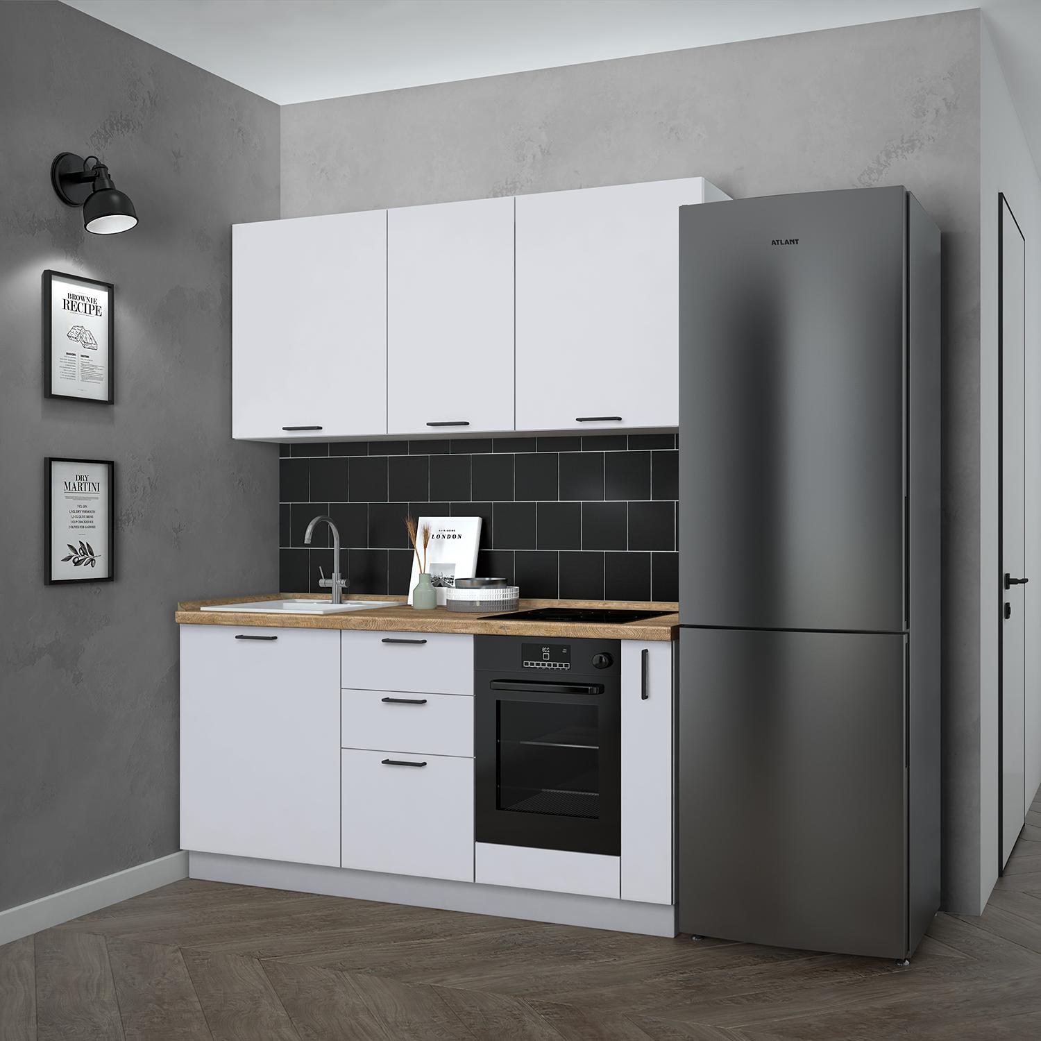 Кухонный гарнитур Рондо 4, 214х165х60 см